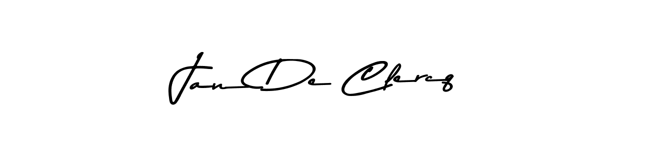 Design your own signature with our free online signature maker. With this signature software, you can create a handwritten (Asem Kandis PERSONAL USE) signature for name Jan De Clercq. Jan De Clercq signature style 9 images and pictures png