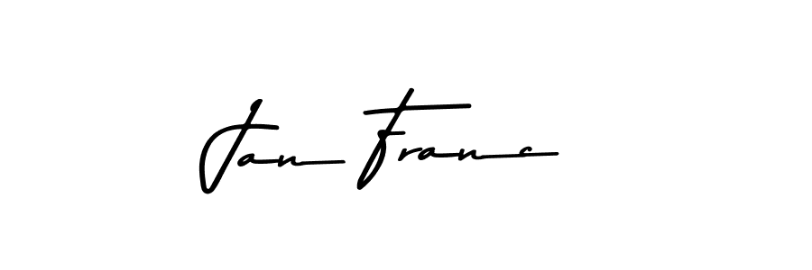 Design your own signature with our free online signature maker. With this signature software, you can create a handwritten (Asem Kandis PERSONAL USE) signature for name Jan Franc. Jan Franc signature style 9 images and pictures png