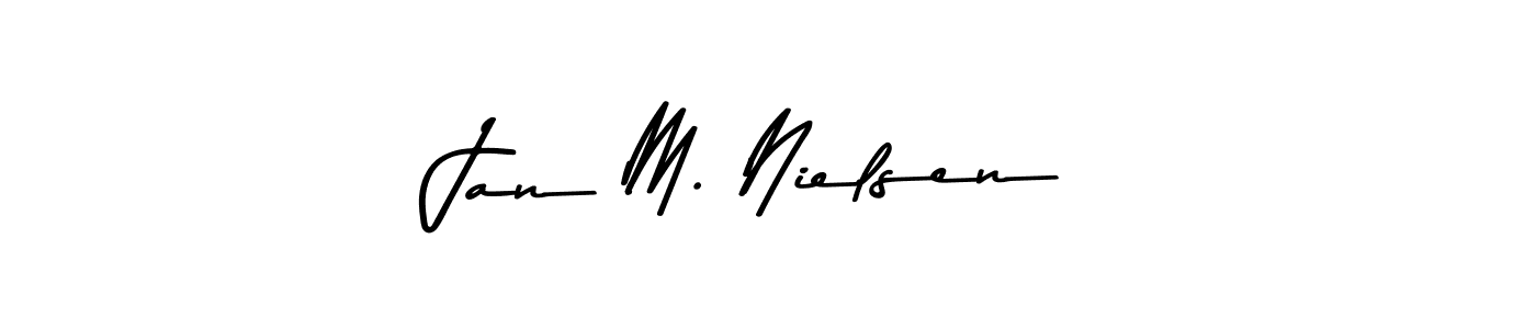 Make a beautiful signature design for name Jan M. Nielsen. Use this online signature maker to create a handwritten signature for free. Jan M. Nielsen signature style 9 images and pictures png