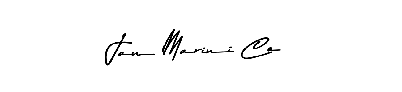 if you are searching for the best signature style for your name Jan Marini Co. so please give up your signature search. here we have designed multiple signature styles  using Asem Kandis PERSONAL USE. Jan Marini Co signature style 9 images and pictures png