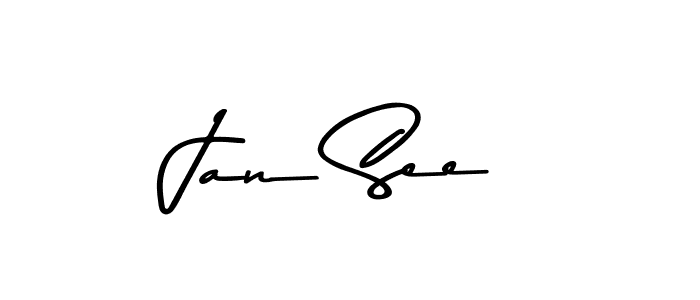 Jan See stylish signature style. Best Handwritten Sign (Asem Kandis PERSONAL USE) for my name. Handwritten Signature Collection Ideas for my name Jan See. Jan See signature style 9 images and pictures png