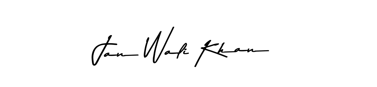 Design your own signature with our free online signature maker. With this signature software, you can create a handwritten (Asem Kandis PERSONAL USE) signature for name Jan Wali Khan. Jan Wali Khan signature style 9 images and pictures png
