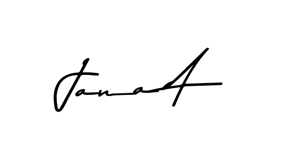 Use a signature maker to create a handwritten signature online. With this signature software, you can design (Asem Kandis PERSONAL USE) your own signature for name Jana A. Jana A signature style 9 images and pictures png