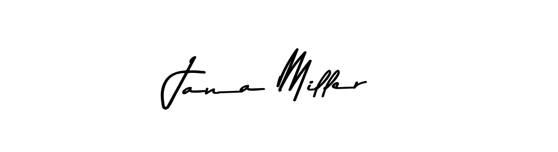 Design your own signature with our free online signature maker. With this signature software, you can create a handwritten (Asem Kandis PERSONAL USE) signature for name Jana Miller. Jana Miller signature style 9 images and pictures png