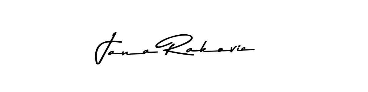 Use a signature maker to create a handwritten signature online. With this signature software, you can design (Asem Kandis PERSONAL USE) your own signature for name Jana Rakovic. Jana Rakovic signature style 9 images and pictures png