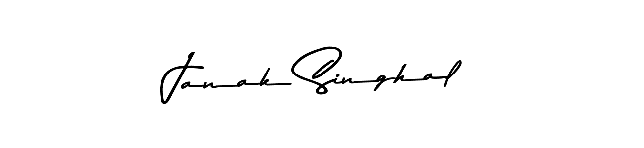 The best way (Asem Kandis PERSONAL USE) to make a short signature is to pick only two or three words in your name. The name Janak Singhal include a total of six letters. For converting this name. Janak Singhal signature style 9 images and pictures png