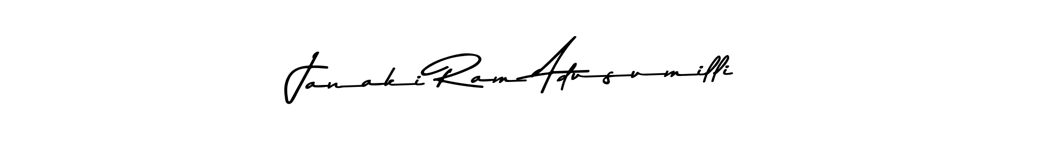 Similarly Asem Kandis PERSONAL USE is the best handwritten signature design. Signature creator online .You can use it as an online autograph creator for name Janaki Ram Adusumilli. Janaki Ram Adusumilli signature style 9 images and pictures png