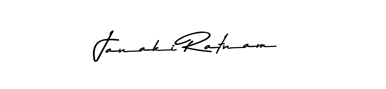 How to make Janaki Ratnam signature? Asem Kandis PERSONAL USE is a professional autograph style. Create handwritten signature for Janaki Ratnam name. Janaki Ratnam signature style 9 images and pictures png