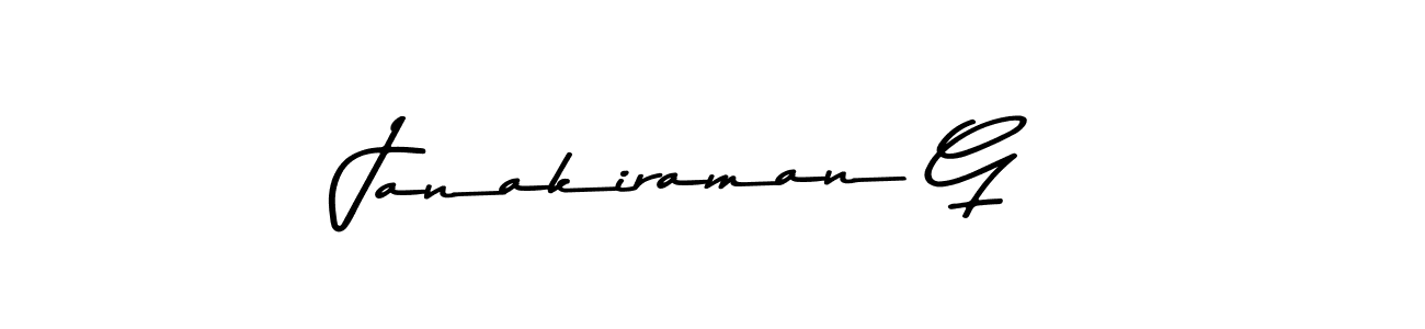 The best way (Asem Kandis PERSONAL USE) to make a short signature is to pick only two or three words in your name. The name Janakiraman G include a total of six letters. For converting this name. Janakiraman G signature style 9 images and pictures png