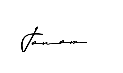 Similarly Asem Kandis PERSONAL USE is the best handwritten signature design. Signature creator online .You can use it as an online autograph creator for name Janam. Janam signature style 9 images and pictures png