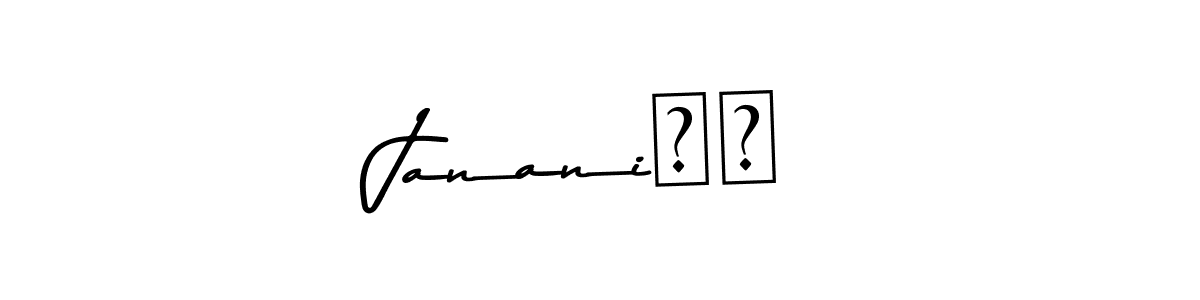 Janani❤️ stylish signature style. Best Handwritten Sign (Asem Kandis PERSONAL USE) for my name. Handwritten Signature Collection Ideas for my name Janani❤️. Janani❤️ signature style 9 images and pictures png