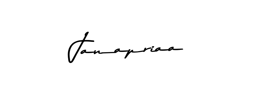 Design your own signature with our free online signature maker. With this signature software, you can create a handwritten (Asem Kandis PERSONAL USE) signature for name Janapriaa. Janapriaa signature style 9 images and pictures png