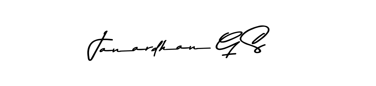 Make a beautiful signature design for name Janardhan G S. Use this online signature maker to create a handwritten signature for free. Janardhan G S signature style 9 images and pictures png