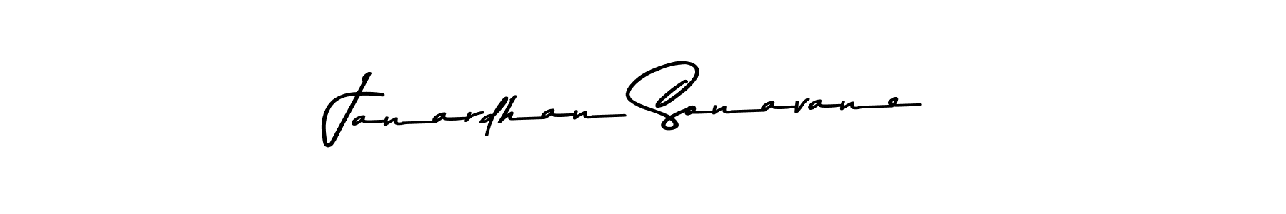 Janardhan Sonavane stylish signature style. Best Handwritten Sign (Asem Kandis PERSONAL USE) for my name. Handwritten Signature Collection Ideas for my name Janardhan Sonavane. Janardhan Sonavane signature style 9 images and pictures png