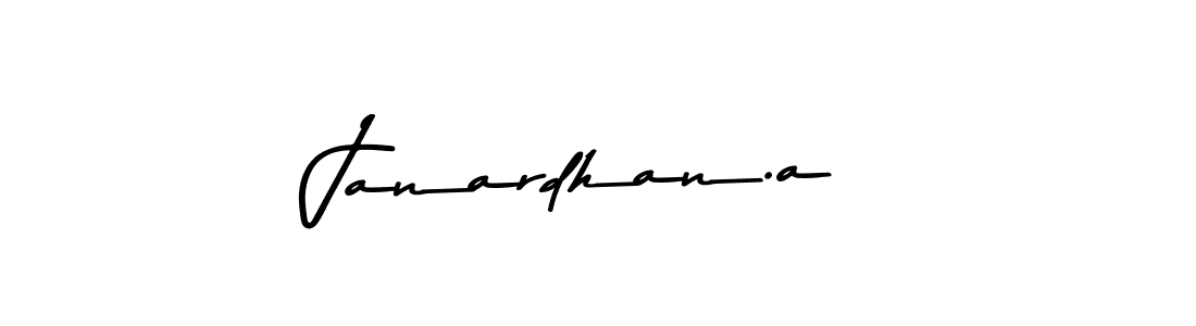 Also we have Janardhan.a name is the best signature style. Create professional handwritten signature collection using Asem Kandis PERSONAL USE autograph style. Janardhan.a signature style 9 images and pictures png