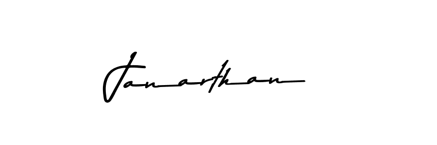 How to make Janarthan name signature. Use Asem Kandis PERSONAL USE style for creating short signs online. This is the latest handwritten sign. Janarthan signature style 9 images and pictures png