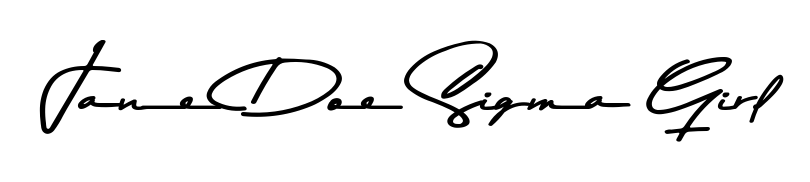 It looks like you need a new signature style for name Jane Doe Sigma Girl. Design unique handwritten (Asem Kandis PERSONAL USE) signature with our free signature maker in just a few clicks. Jane Doe Sigma Girl signature style 9 images and pictures png