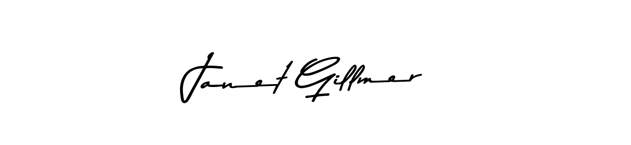 Design your own signature with our free online signature maker. With this signature software, you can create a handwritten (Asem Kandis PERSONAL USE) signature for name Janet Gillmer. Janet Gillmer signature style 9 images and pictures png