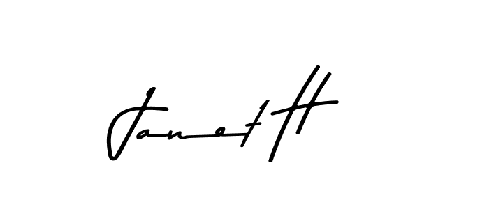 How to Draw Janet H signature style? Asem Kandis PERSONAL USE is a latest design signature styles for name Janet H. Janet H signature style 9 images and pictures png