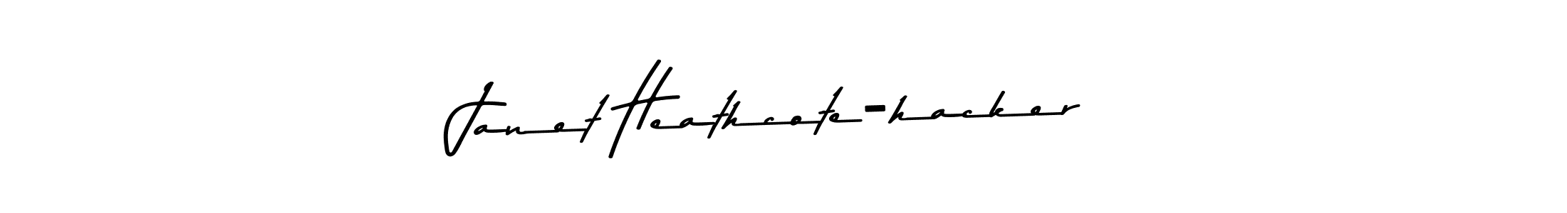 Make a beautiful signature design for name Janet Heathcote-hacker. Use this online signature maker to create a handwritten signature for free. Janet Heathcote-hacker signature style 9 images and pictures png
