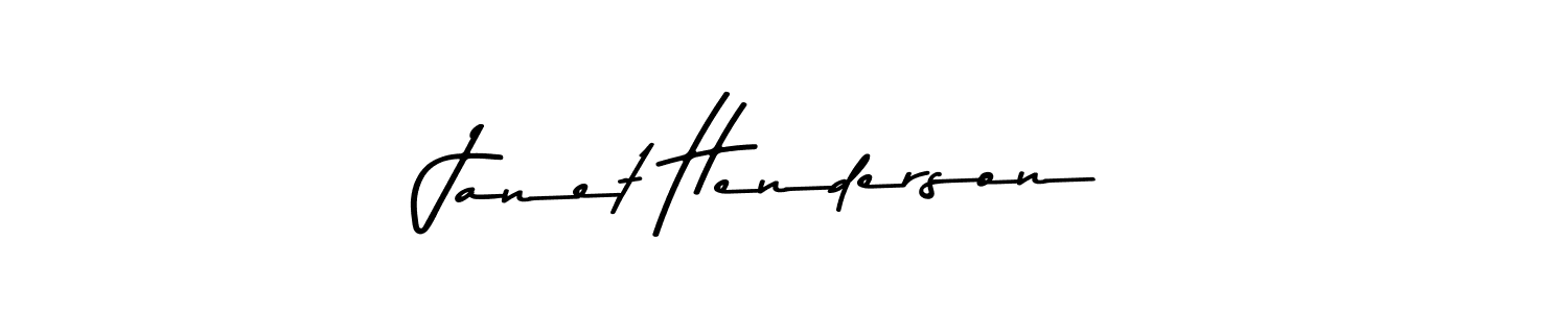 Janet Henderson stylish signature style. Best Handwritten Sign (Asem Kandis PERSONAL USE) for my name. Handwritten Signature Collection Ideas for my name Janet Henderson. Janet Henderson signature style 9 images and pictures png