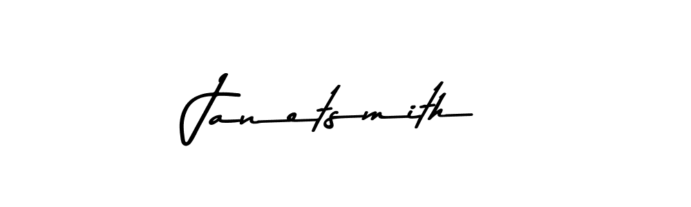 Design your own signature with our free online signature maker. With this signature software, you can create a handwritten (Asem Kandis PERSONAL USE) signature for name Janetsmith. Janetsmith signature style 9 images and pictures png
