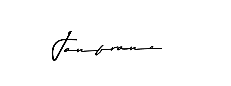 Create a beautiful signature design for name Janfranc. With this signature (Asem Kandis PERSONAL USE) fonts, you can make a handwritten signature for free. Janfranc signature style 9 images and pictures png