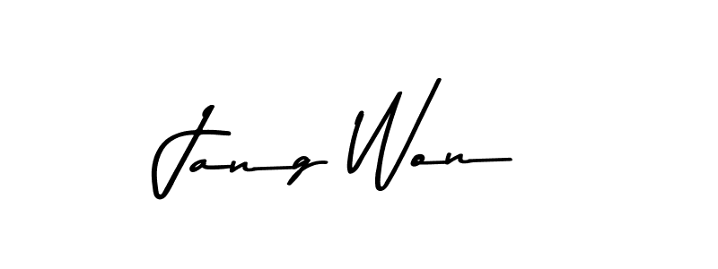 Jang Won stylish signature style. Best Handwritten Sign (Asem Kandis PERSONAL USE) for my name. Handwritten Signature Collection Ideas for my name Jang Won. Jang Won signature style 9 images and pictures png