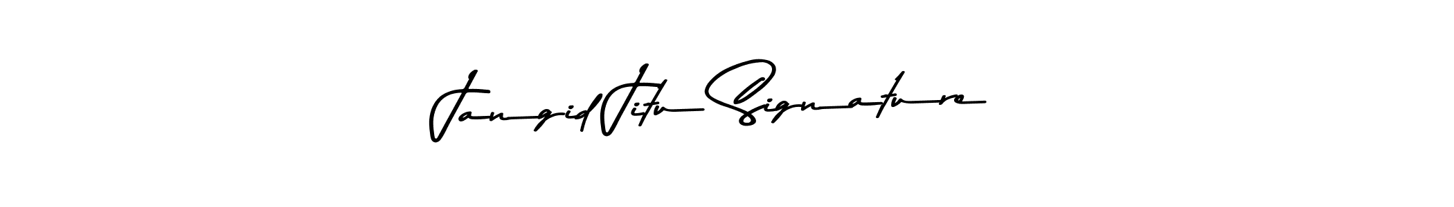Design your own signature with our free online signature maker. With this signature software, you can create a handwritten (Asem Kandis PERSONAL USE) signature for name Jangid Jitu Signature. Jangid Jitu Signature signature style 9 images and pictures png