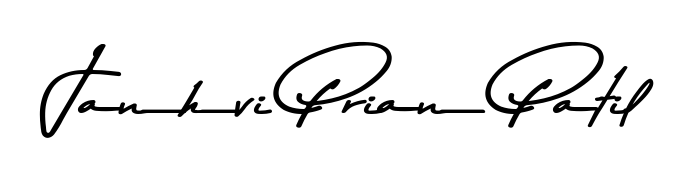 Check out images of Autograph of Janhvi Prian Patil name. Actor Janhvi Prian Patil Signature Style. Asem Kandis PERSONAL USE is a professional sign style online. Janhvi Prian Patil signature style 9 images and pictures png