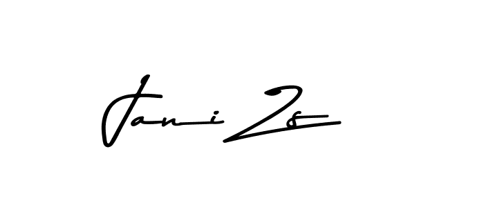 Jani Zs stylish signature style. Best Handwritten Sign (Asem Kandis PERSONAL USE) for my name. Handwritten Signature Collection Ideas for my name Jani Zs. Jani Zs signature style 9 images and pictures png