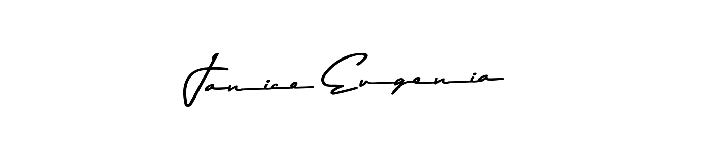 You should practise on your own different ways (Asem Kandis PERSONAL USE) to write your name (Janice Eugenia) in signature. don't let someone else do it for you. Janice Eugenia signature style 9 images and pictures png