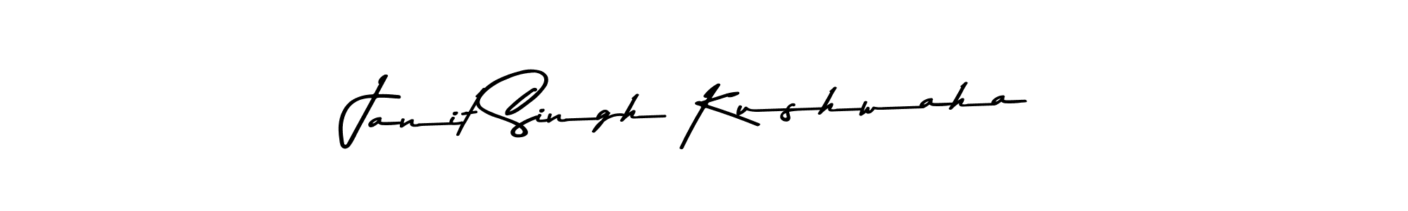 You should practise on your own different ways (Asem Kandis PERSONAL USE) to write your name (Janit Singh Kushwaha) in signature. don't let someone else do it for you. Janit Singh Kushwaha signature style 9 images and pictures png