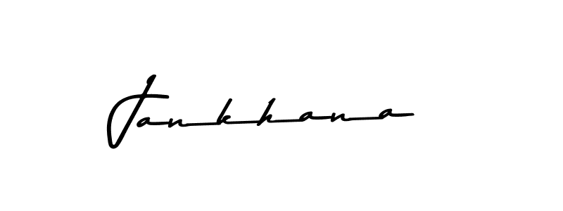 How to make Jankhana signature? Asem Kandis PERSONAL USE is a professional autograph style. Create handwritten signature for Jankhana name. Jankhana signature style 9 images and pictures png