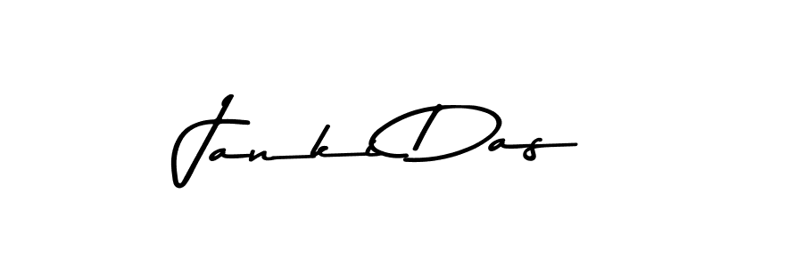 How to make Janki Das name signature. Use Asem Kandis PERSONAL USE style for creating short signs online. This is the latest handwritten sign. Janki Das signature style 9 images and pictures png