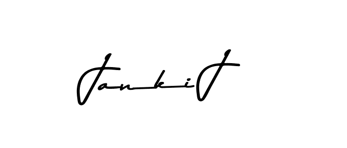 Design your own signature with our free online signature maker. With this signature software, you can create a handwritten (Asem Kandis PERSONAL USE) signature for name Janki J. Janki J signature style 9 images and pictures png