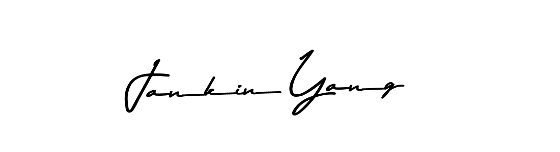 Jankin Yang stylish signature style. Best Handwritten Sign (Asem Kandis PERSONAL USE) for my name. Handwritten Signature Collection Ideas for my name Jankin Yang. Jankin Yang signature style 9 images and pictures png