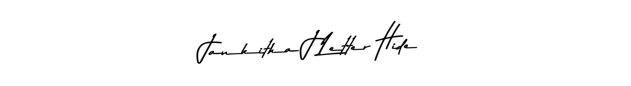 How to make Jankitha J Letter Hide signature? Asem Kandis PERSONAL USE is a professional autograph style. Create handwritten signature for Jankitha J Letter Hide name. Jankitha J Letter Hide signature style 9 images and pictures png