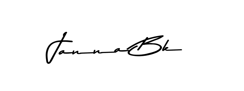 Use a signature maker to create a handwritten signature online. With this signature software, you can design (Asem Kandis PERSONAL USE) your own signature for name Janna Bk. Janna Bk signature style 9 images and pictures png