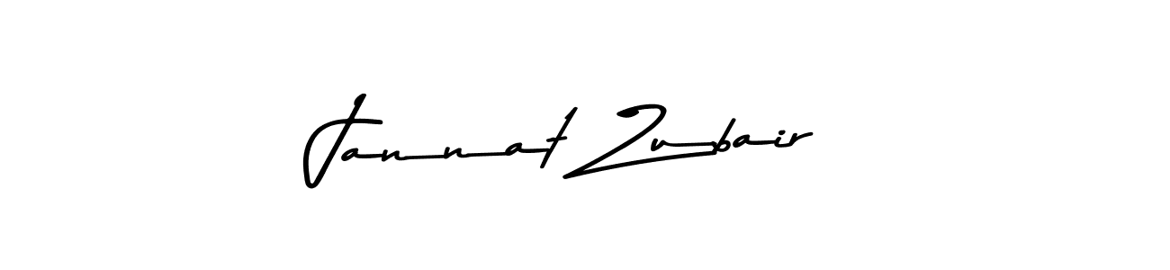 Create a beautiful signature design for name Jannat Zubair. With this signature (Asem Kandis PERSONAL USE) fonts, you can make a handwritten signature for free. Jannat Zubair signature style 9 images and pictures png