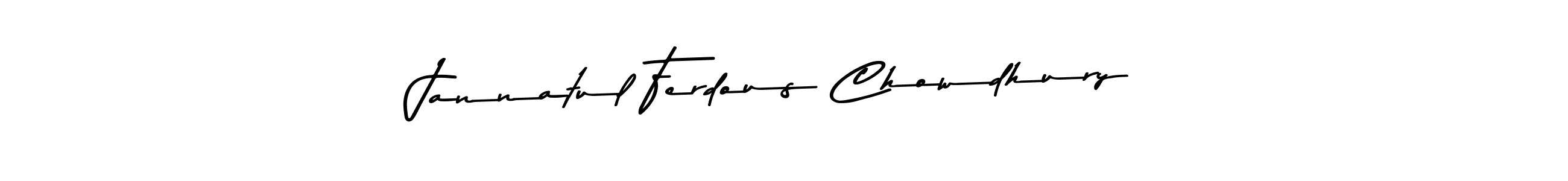 Make a beautiful signature design for name Jannatul Ferdous Chowdhury. Use this online signature maker to create a handwritten signature for free. Jannatul Ferdous Chowdhury signature style 9 images and pictures png