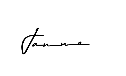 Make a beautiful signature design for name Janne. With this signature (Asem Kandis PERSONAL USE) style, you can create a handwritten signature for free. Janne signature style 9 images and pictures png