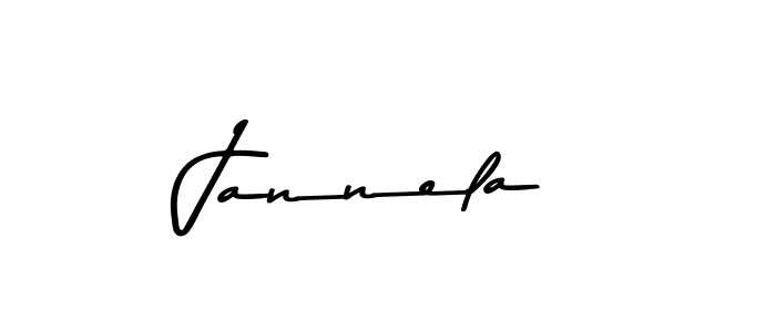 Design your own signature with our free online signature maker. With this signature software, you can create a handwritten (Asem Kandis PERSONAL USE) signature for name Jannela. Jannela signature style 9 images and pictures png