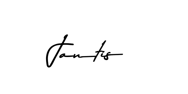 Use a signature maker to create a handwritten signature online. With this signature software, you can design (Asem Kandis PERSONAL USE) your own signature for name Jantis. Jantis signature style 9 images and pictures png