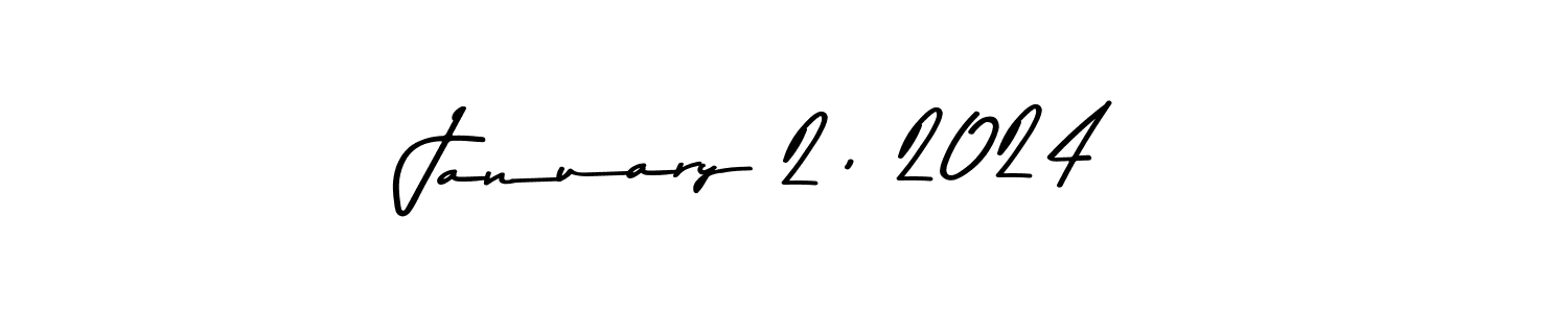 The best way (Asem Kandis PERSONAL USE) to make a short signature is to pick only two or three words in your name. The name January 2, 2024 include a total of six letters. For converting this name. January 2, 2024 signature style 9 images and pictures png
