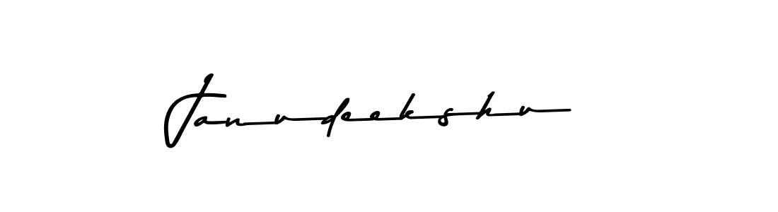 Create a beautiful signature design for name Janudeekshu. With this signature (Asem Kandis PERSONAL USE) fonts, you can make a handwritten signature for free. Janudeekshu signature style 9 images and pictures png