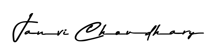 This is the best signature style for the Janvi Choudhary name. Also you like these signature font (Asem Kandis PERSONAL USE). Mix name signature. Janvi Choudhary signature style 9 images and pictures png
