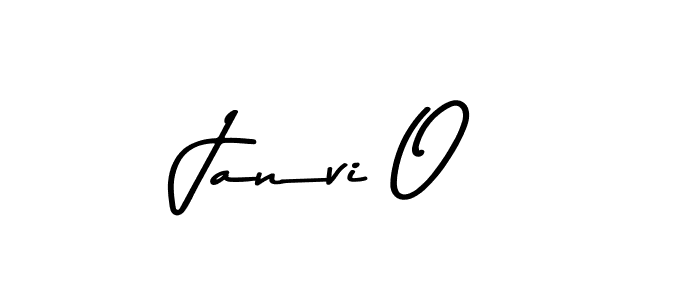 Create a beautiful signature design for name Janvi O. With this signature (Asem Kandis PERSONAL USE) fonts, you can make a handwritten signature for free. Janvi O signature style 9 images and pictures png