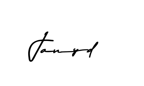 How to make Janyd name signature. Use Asem Kandis PERSONAL USE style for creating short signs online. This is the latest handwritten sign. Janyd signature style 9 images and pictures png