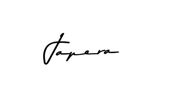 Create a beautiful signature design for name Japera. With this signature (Asem Kandis PERSONAL USE) fonts, you can make a handwritten signature for free. Japera signature style 9 images and pictures png